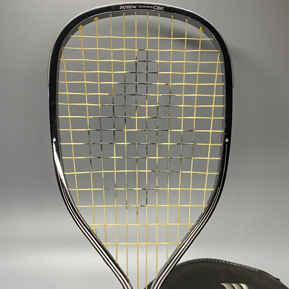 2 Vintage Ektelon Racquetball Racquet Graphite CBK SM Citori XS Good With Cover - Picture 9 of 16